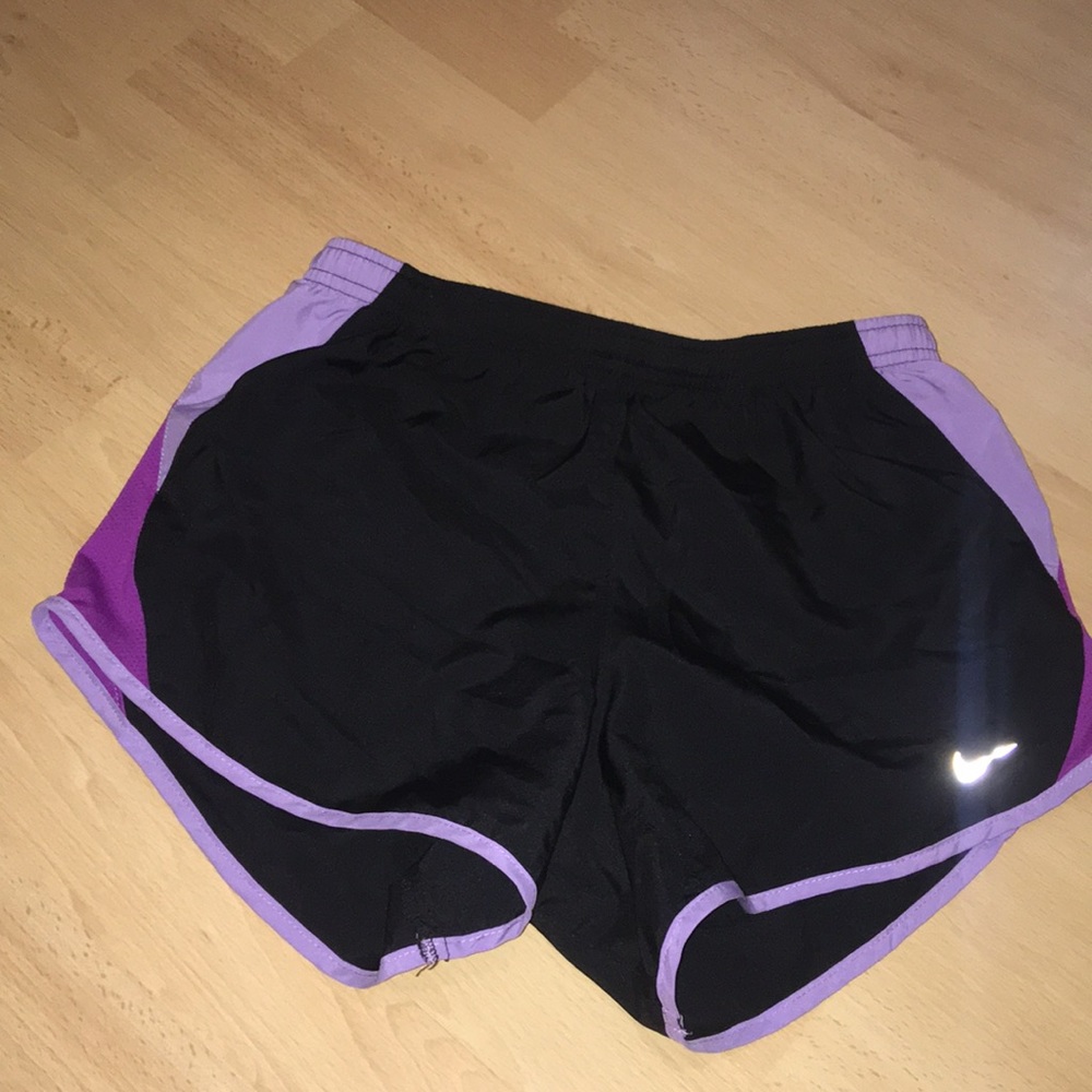Black and Purple Nike Shorts